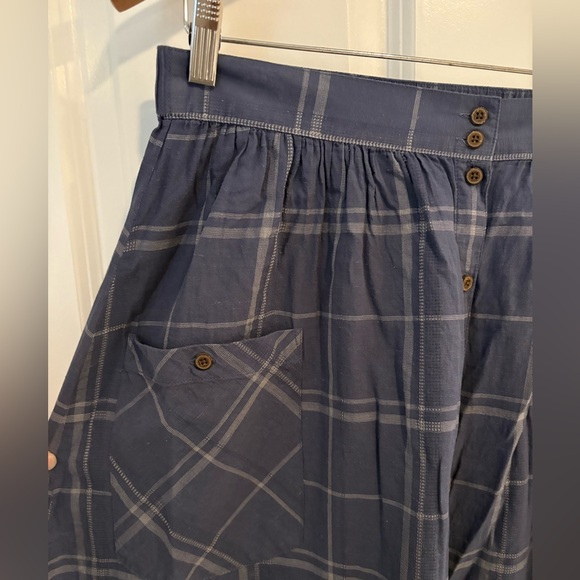 Patagonia organic cotton / hemp button down skirt size m - Picture 3 of 5